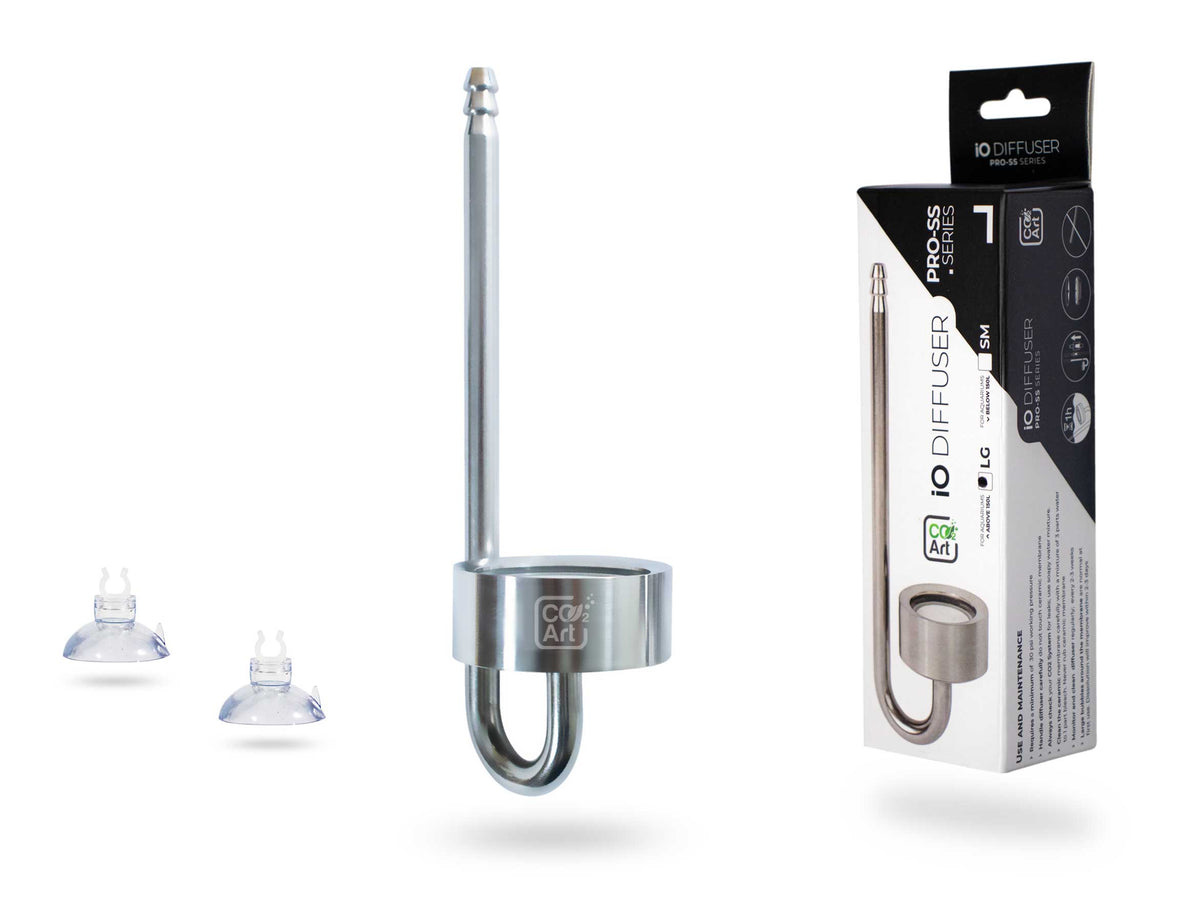NEW IO Diffuser - Stainless Steel Series - In-Tank CO2 Diffuser