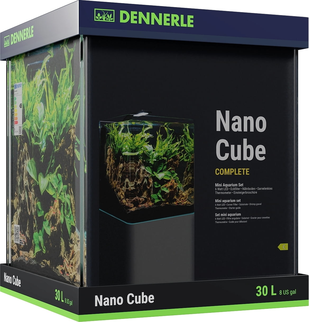 elleboog taal Bot Dennerle Nano Cube Aquarium Complete - Alles voor Aquascaping