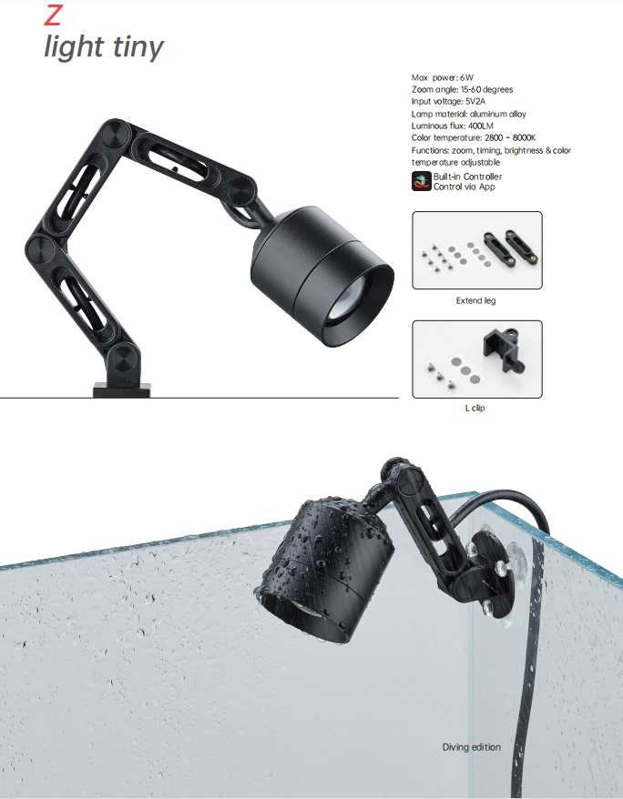 Chihiros Z Light Tiny - 355mm 6W 400lm