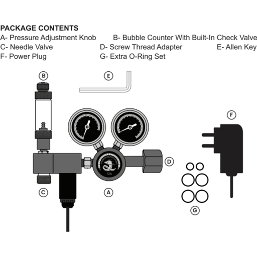 Upgrade naarChihiros CO2 PRO regulator Limited