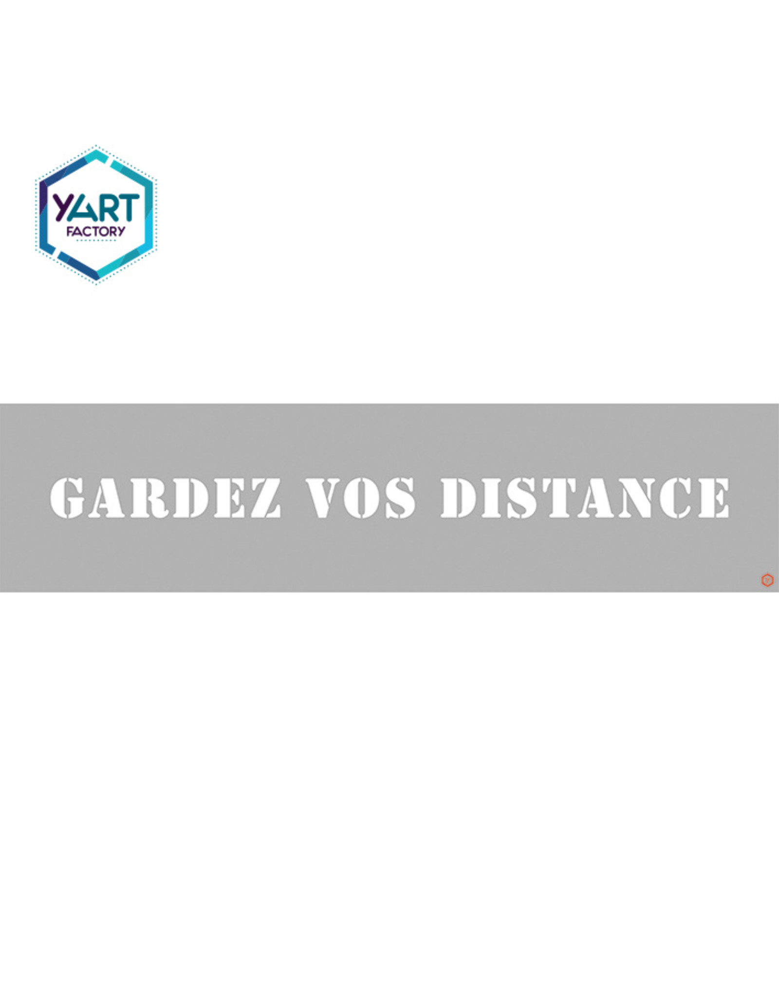 YF Specials Stencil  |  Gardez vos distances