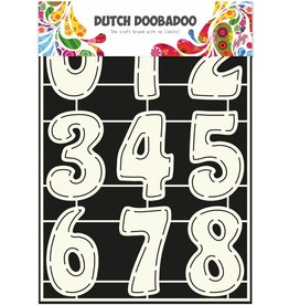 Dutch Doobadoo Dutch Stencil Art A4 Numbers