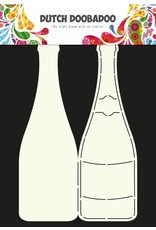 Dutch Doobadoo Dutch Card Art A4 Champagne bottle