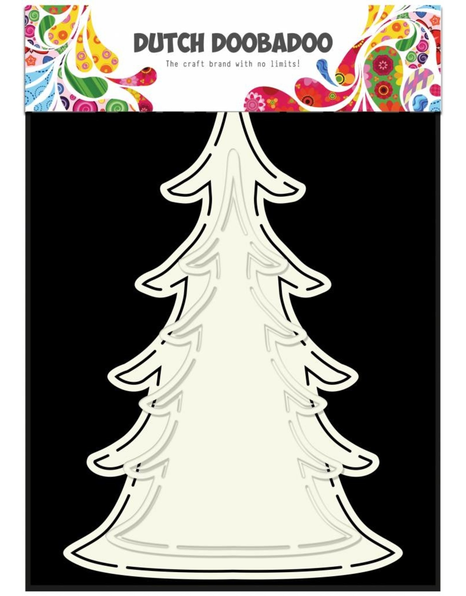 Dutch Doobadoo Dutch Fold Card Art Xmas Tree (2x)