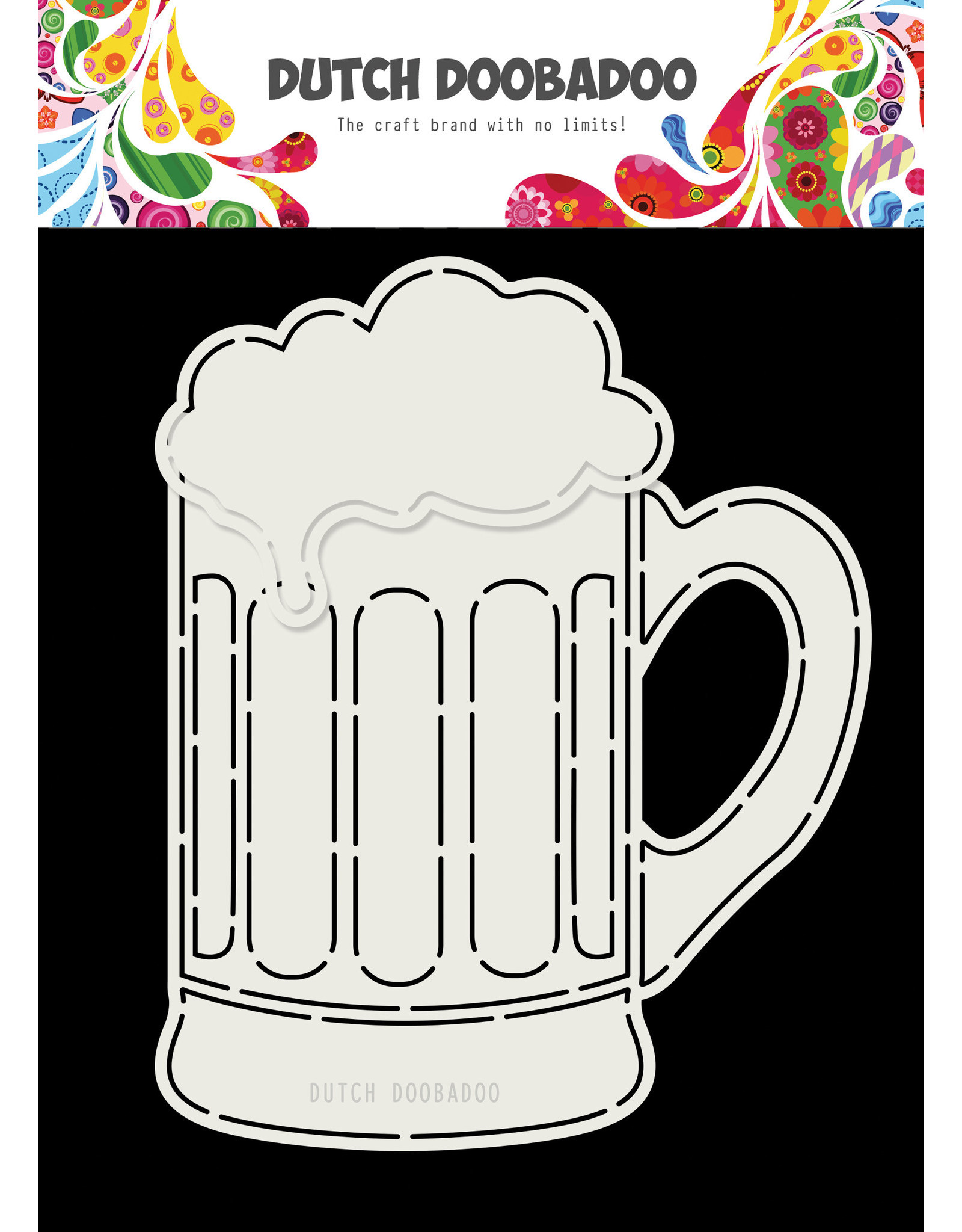 Dutch Doobadoo Dutch Card Art Beer glass A5