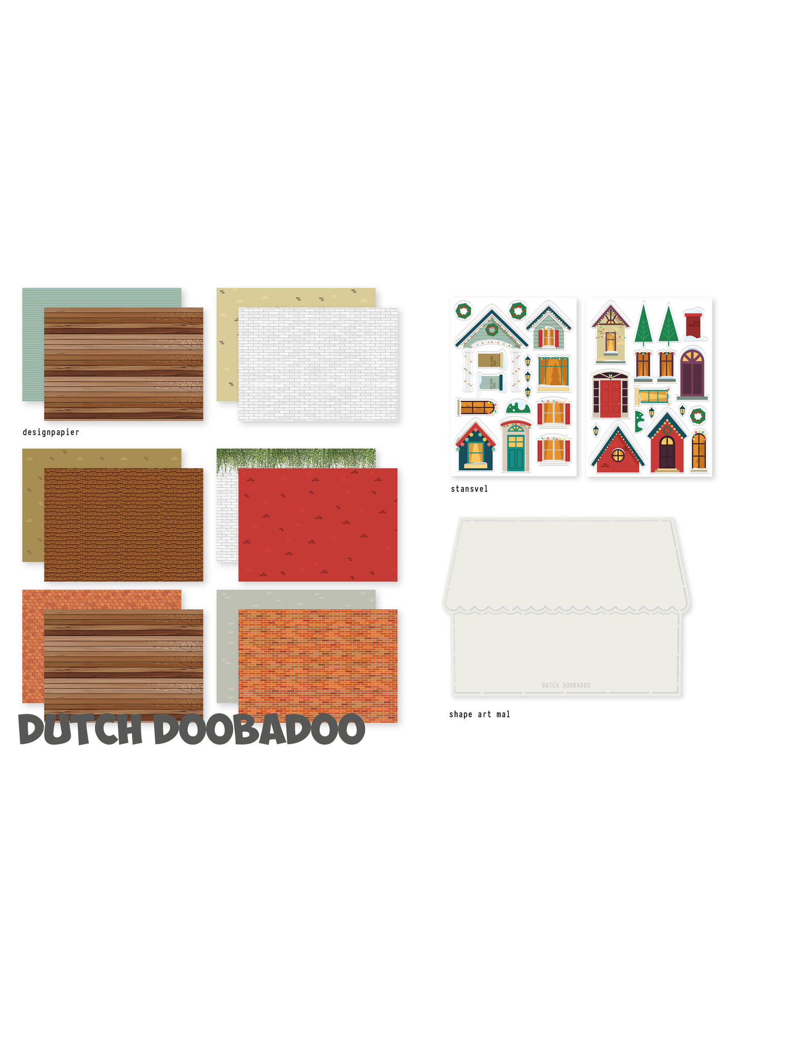 Dutch Doobadoo DDBD Crafty kit Christmas Scene