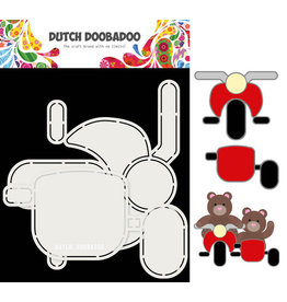 Dutch Doobadoo DDBD Card Art Motor en zijspan 2 set A5