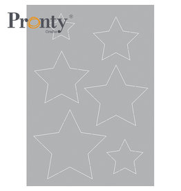 Pronty Crafts Stencil Stars A5