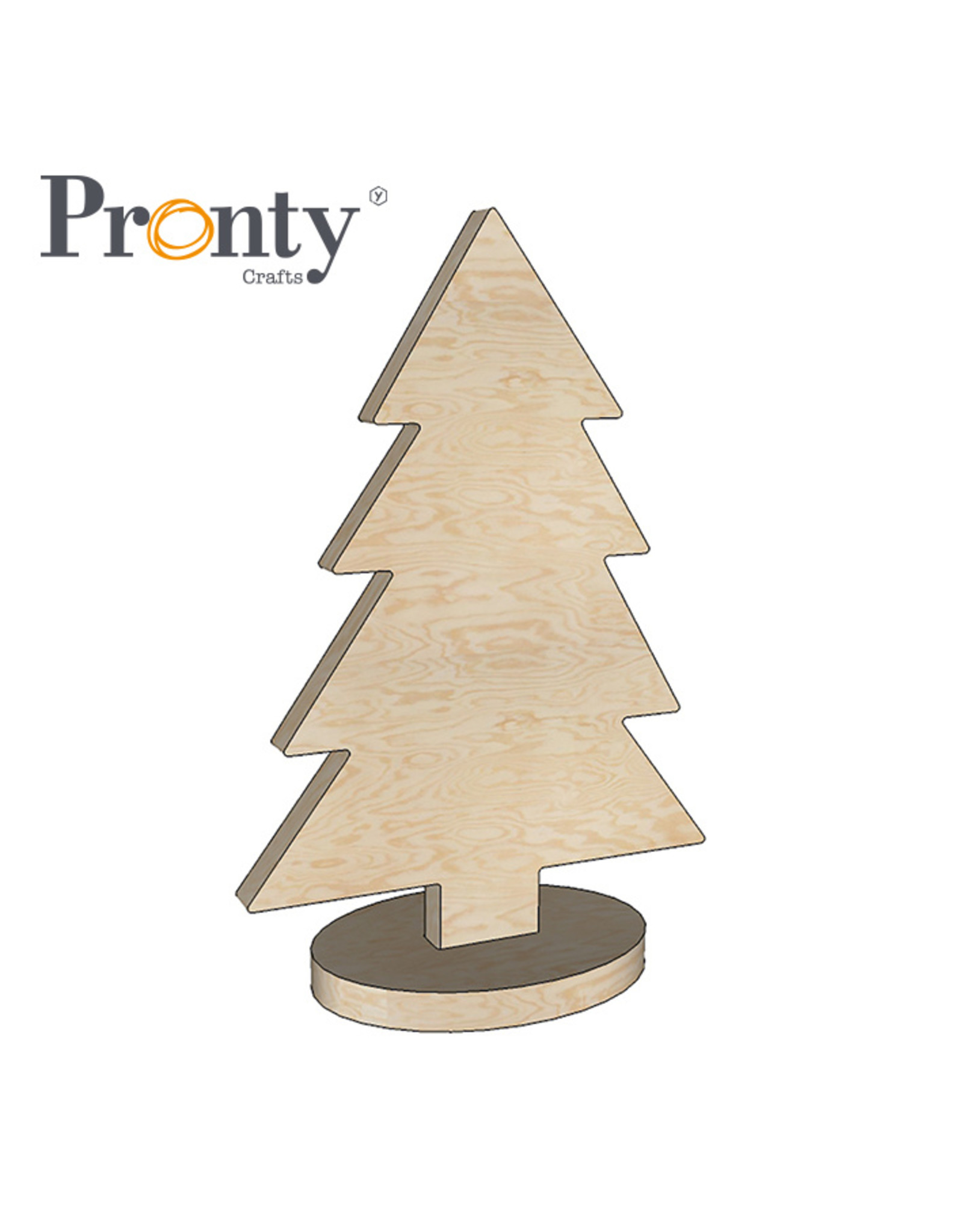 Pronty Crafts MDF 3D Christmas Tree