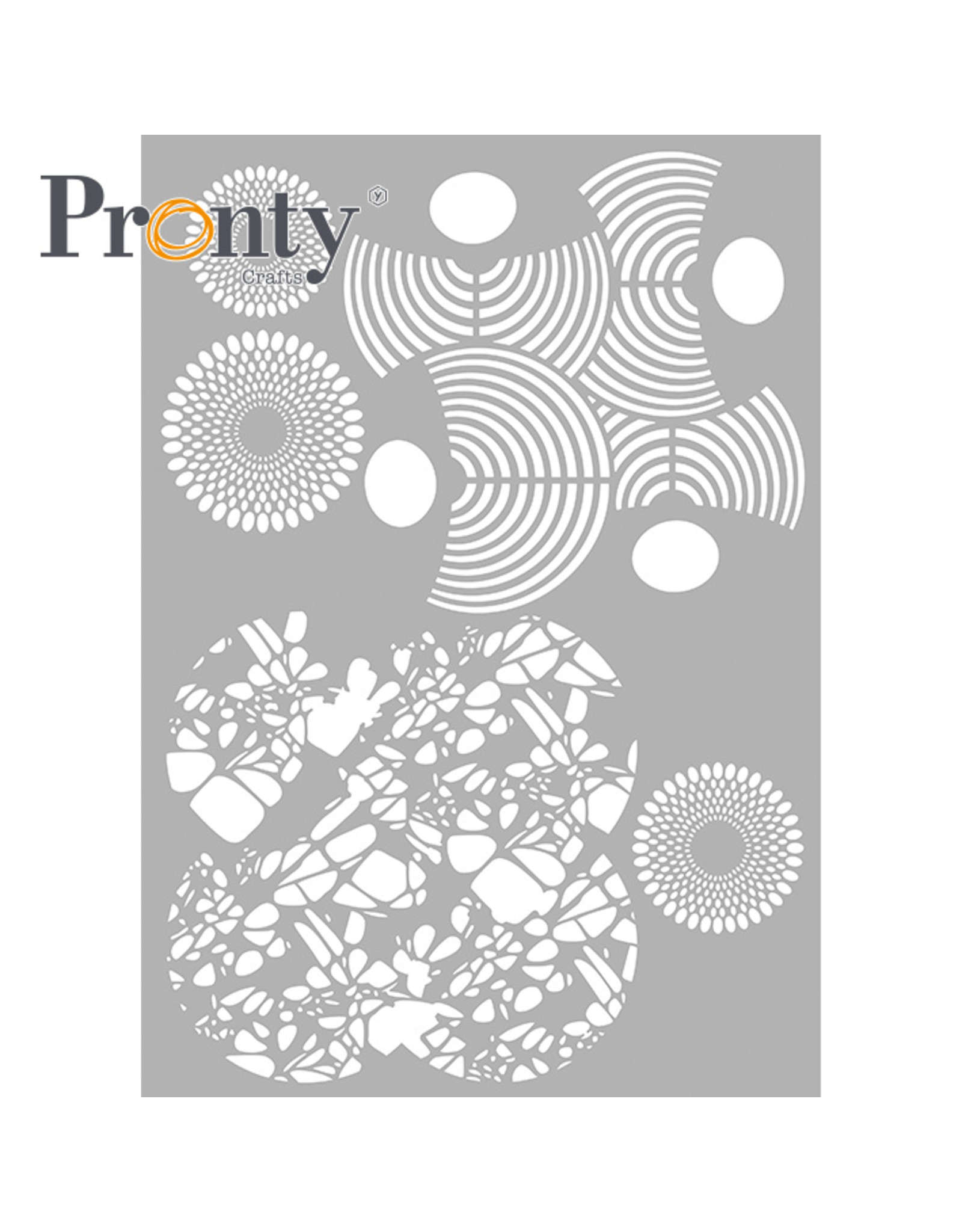 Pronty Crafts Stencil Layered Circles A4