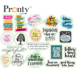 Pronty Crafts Embellishments Quotes print