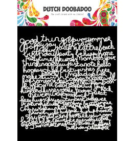 Dutch Doobadoo DDBD Mask Art 15 X 15 cm Text