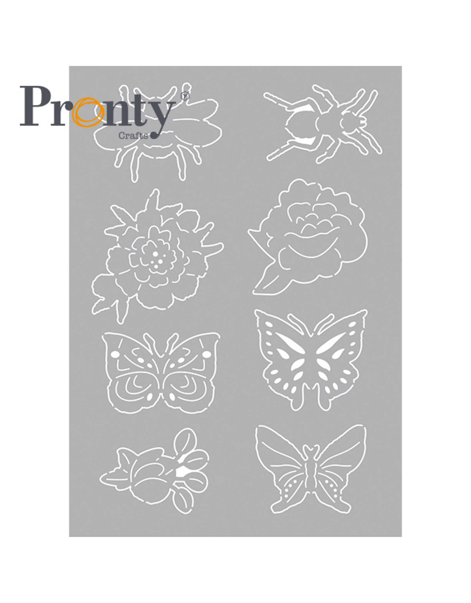 Pronty Crafts Pronty Crafts Stencil Insects 1 A5