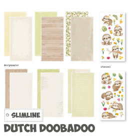 Dutch Doobadoo DDBD Slimline paper Kit Luiaard