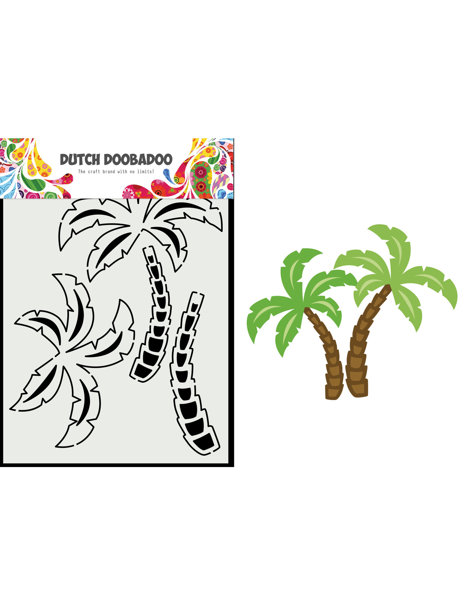 Dutch Doobadoo DDBD Card Art A5 Palm tree