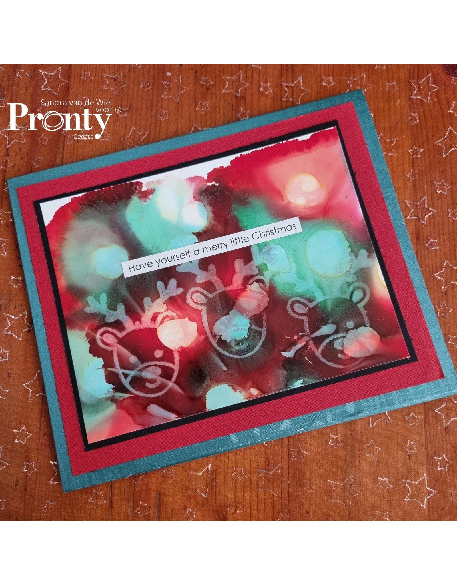 Pronty Crafts Pronty Stickers A5 Chistmas text