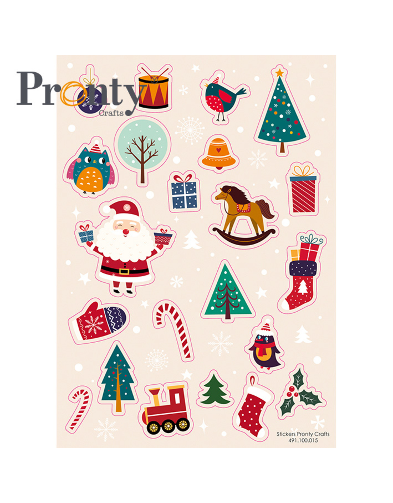 Pronty Crafts Pronty Stickers A5 Ornaments 1