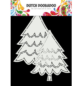 Dutch Doobadoo DDBD Card Art Kerstbomen 2 set A5