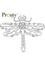 Pronty Crafts Stencil Steampunk Dragonfly A5