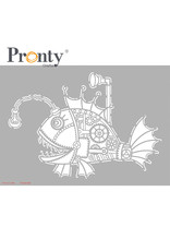 Pronty Crafts Pronty Crafts Stencil Steampunk Fish A4