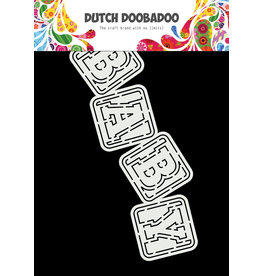 Dutch Doobadoo DDBD Card Art Baby blocks A5