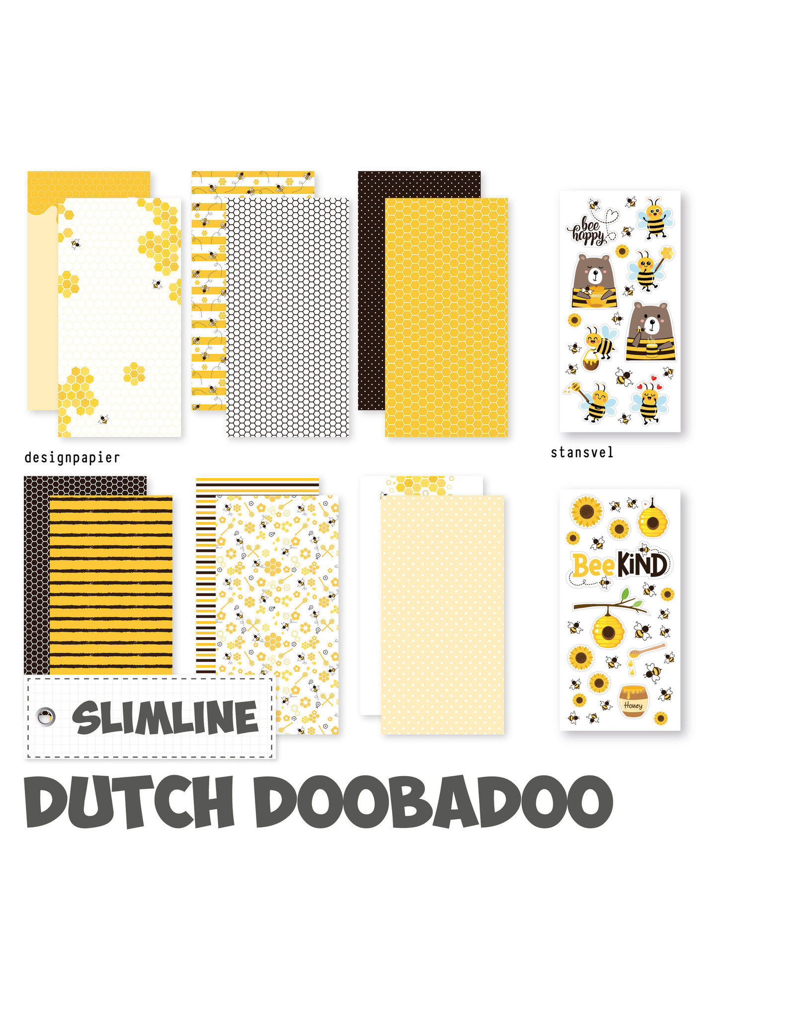 Dutch Doobadoo DDBD Crafty Kit Slimline Bee