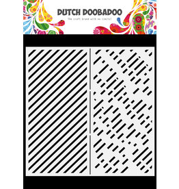 Dutch Doobadoo DDBD Mask Art Slimline Stripes 21x21cm