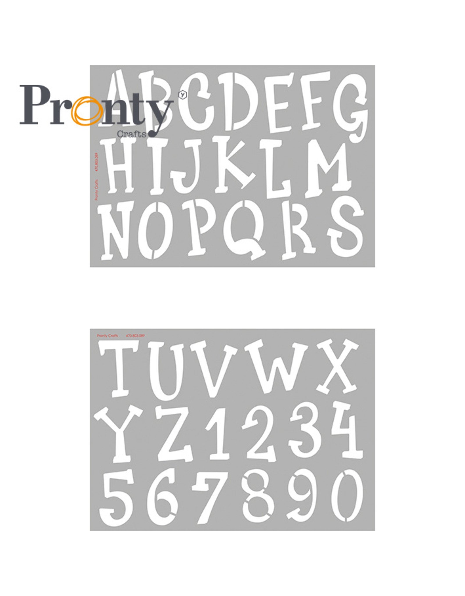 Pronty Crafts Pronty Crafts Alphabet Children set 2 x A4