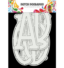 Dutch Doobadoo DDBD Stencil Art Alphabet