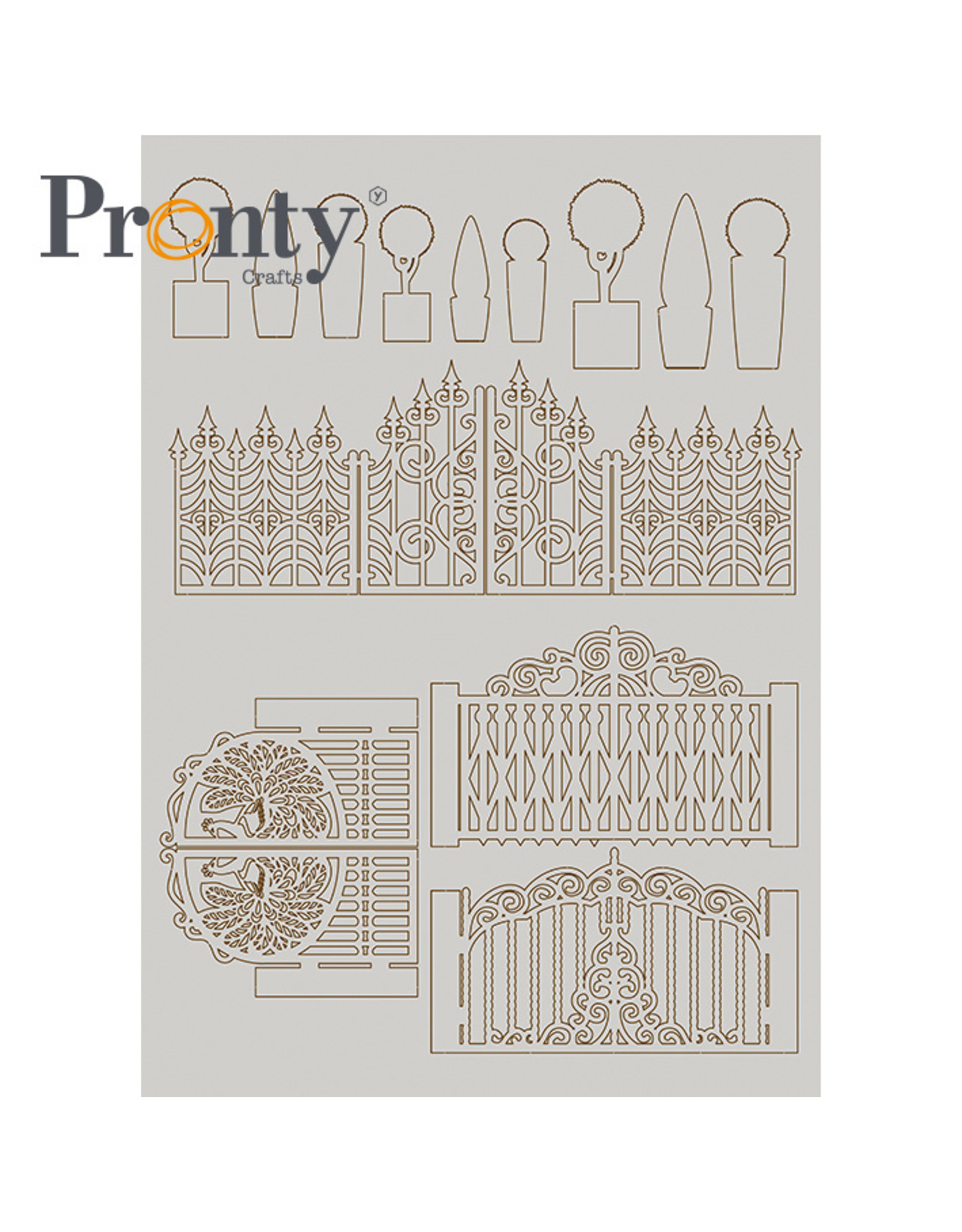 Pronty Crafts Pronty Crafts Fences A4