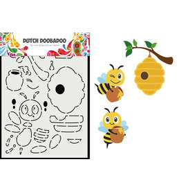 Dutch Doobadoo DDBD Card Art Built up Bee A5