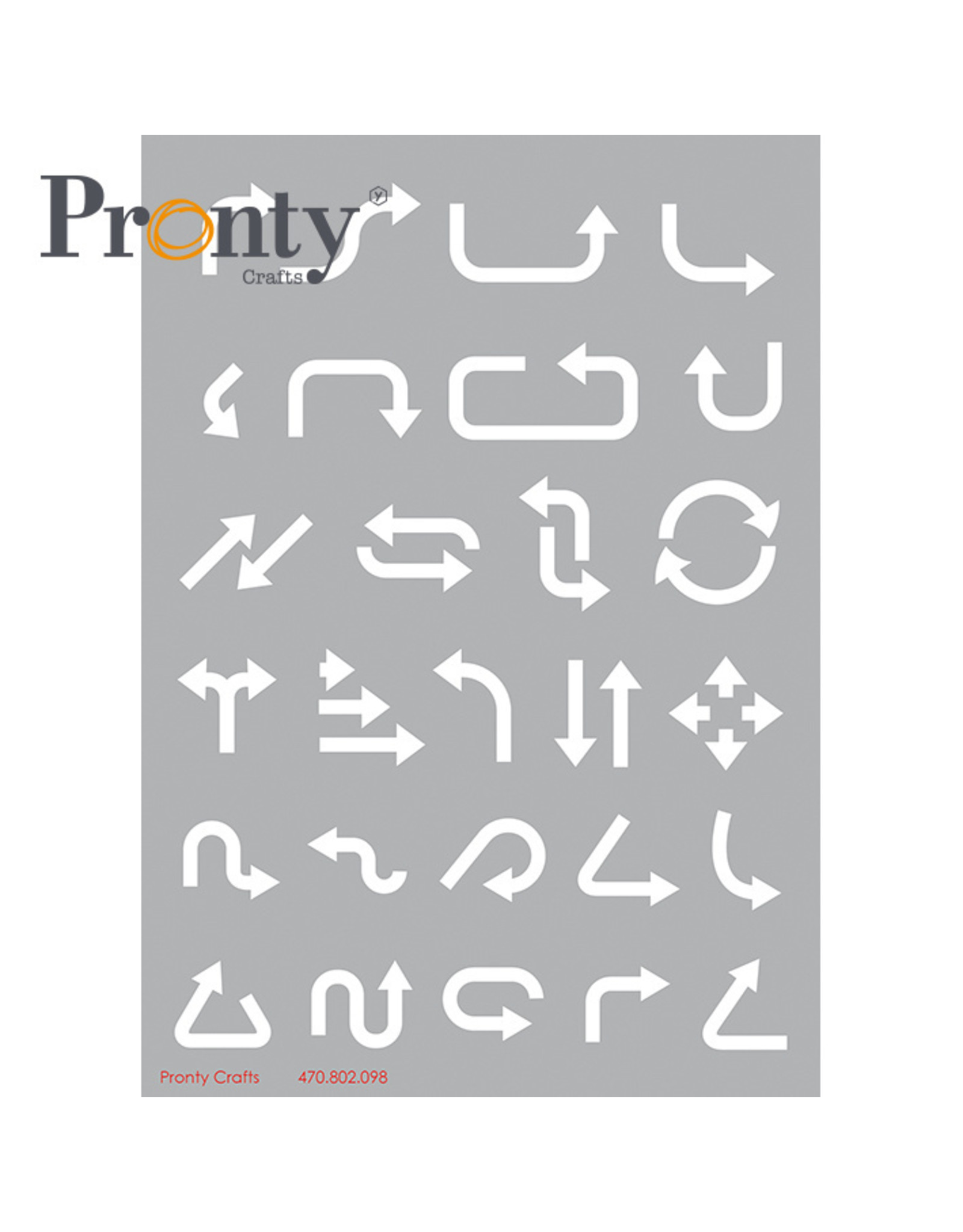 Pronty Crafts Mask stencil A5 Arrows