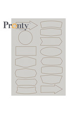 Pronty Crafts Pronty Crafts Chipboard labels A5