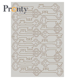 Pronty Crafts Pronty Crafts Chipboard keys A5