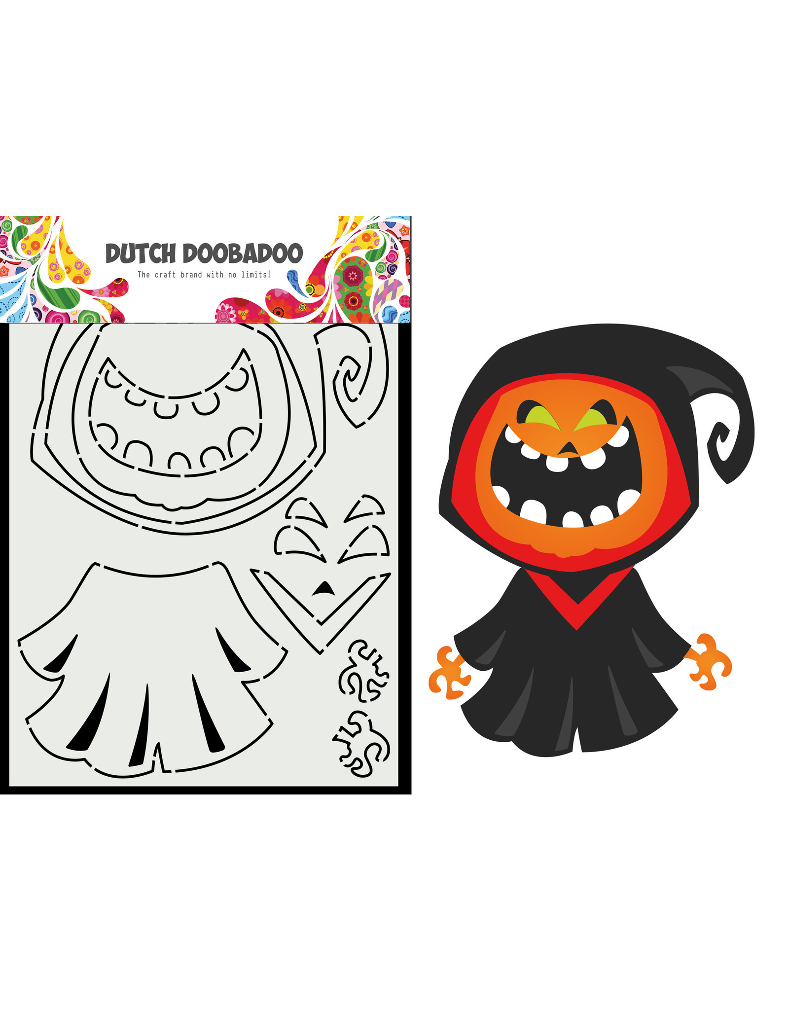 Dutch Doobadoo DDBD Card Art Built up Halloween 2 A5