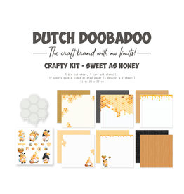 Dutch Doobadoo DDBD Crafty Kit Honingzoet 20x20cm