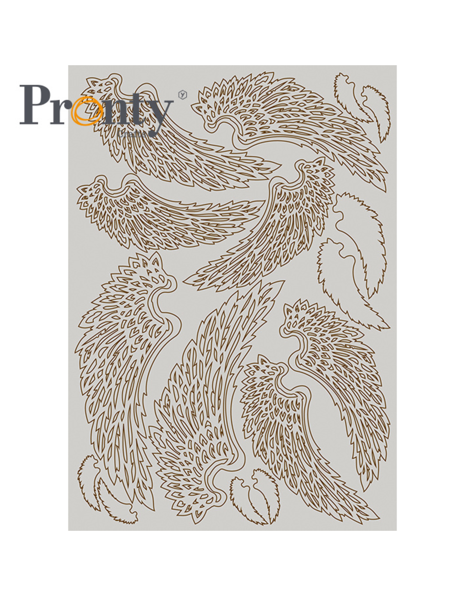 Pronty Crafts Pronty Crafts Chipboard Wings A5