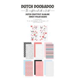 Dutch Doobadoo DDBD CraftyKit Slimline Sweet Polar bear