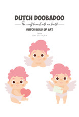 Dutch Doobadoo DDBD Card Art Built up Cupido A5