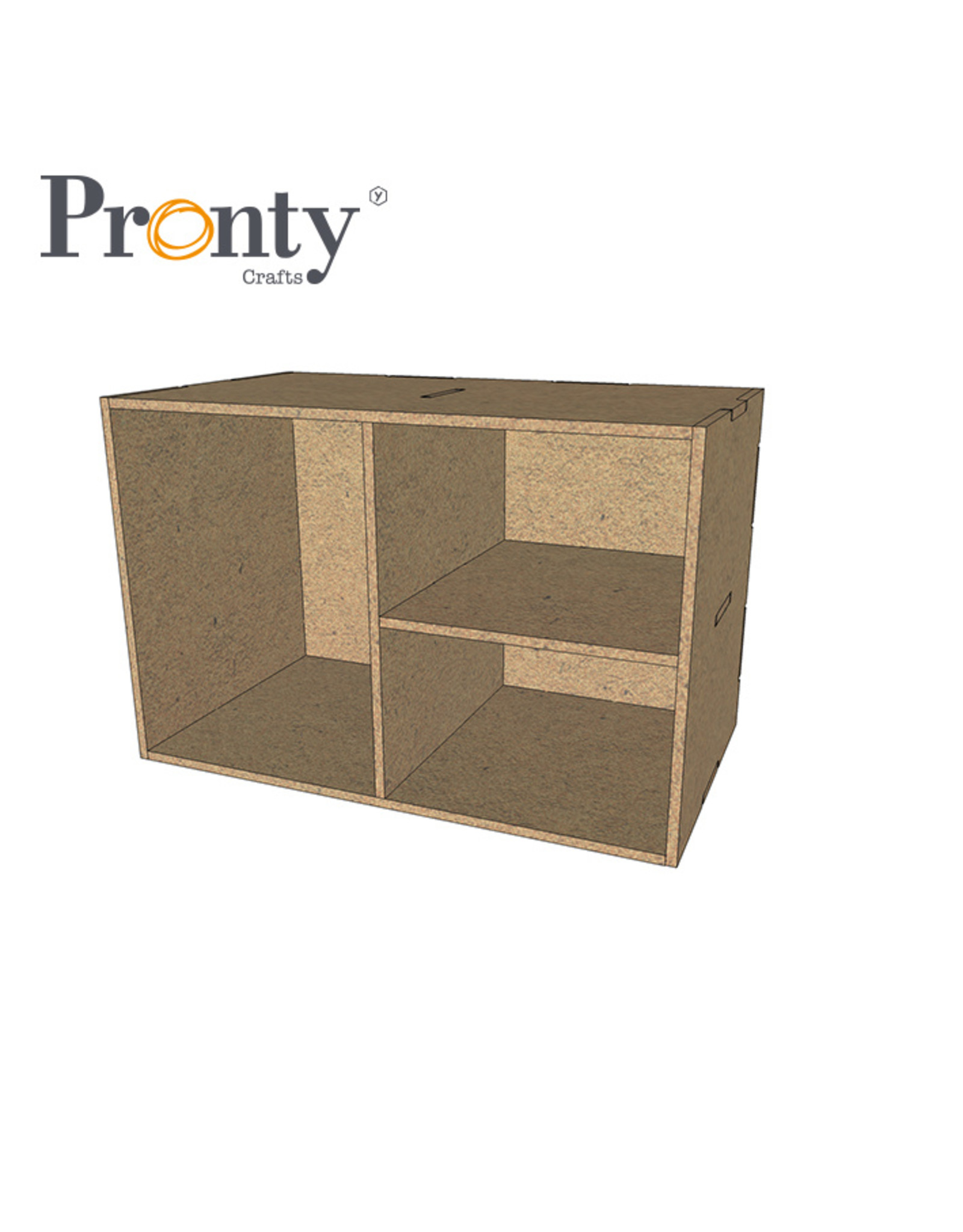 Pronty Crafts Pronty MDF Basic Box Three boxes