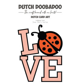 Dutch Doobadoo DDBD Card-Art Ladybug Love A5