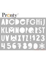 Pronty Crafts Mask stencil Alphabet A5