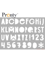 Pronty Crafts Mask stencil Alphabet A4