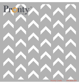 Pronty Crafts Mask stencil Chevron 15x15