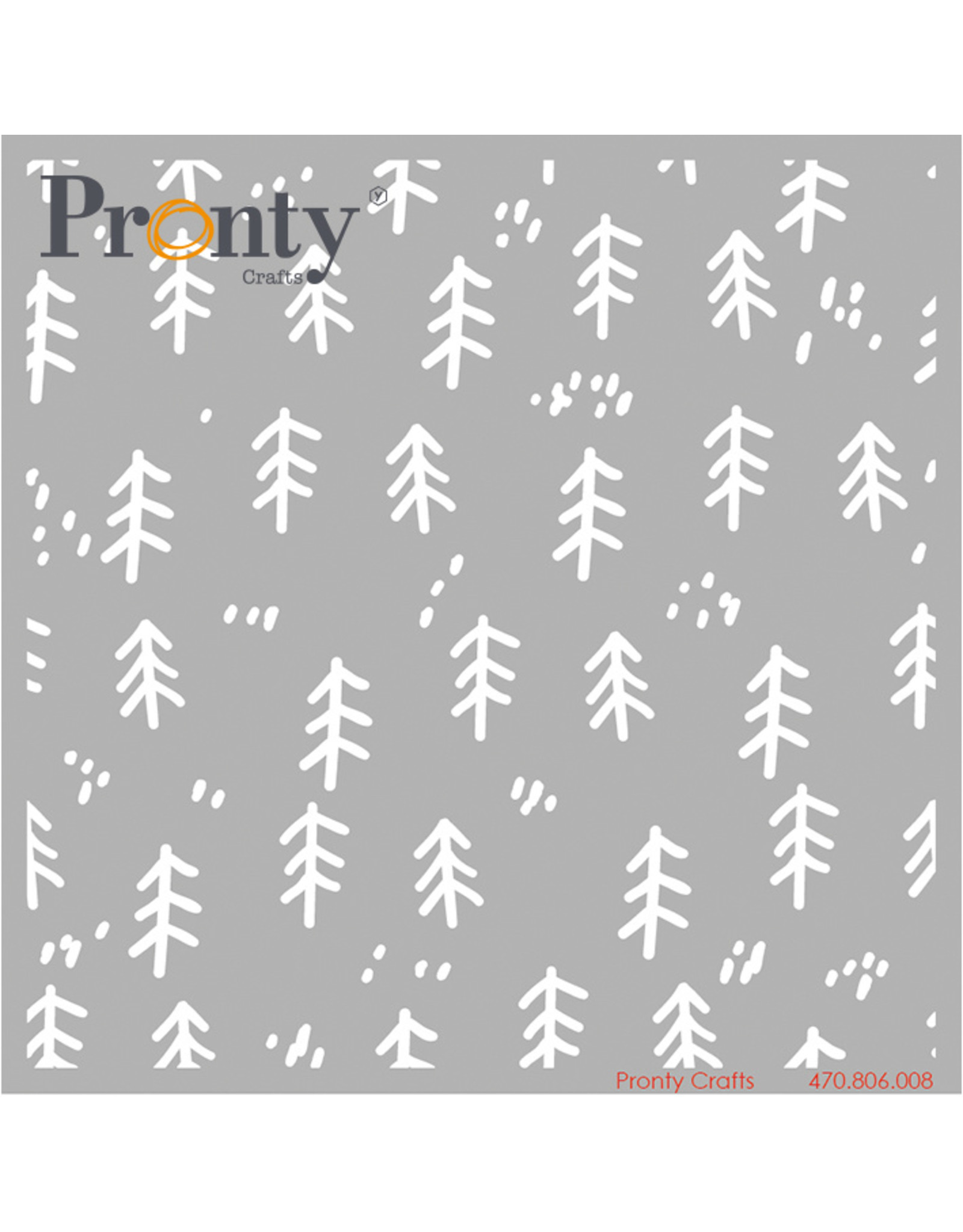 Pronty Crafts Mask stencil Trees 15x15