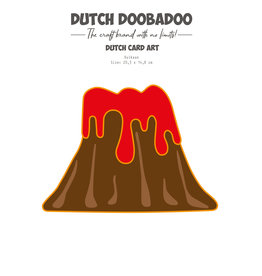 Dutch Doobadoo DDBD Card-Art Vulkaan A5