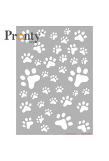 Pronty Crafts Stencil Purrrfect paws A5