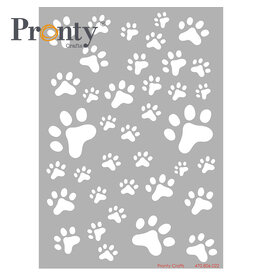 Pronty Crafts Stencil Purrrfect paws A5