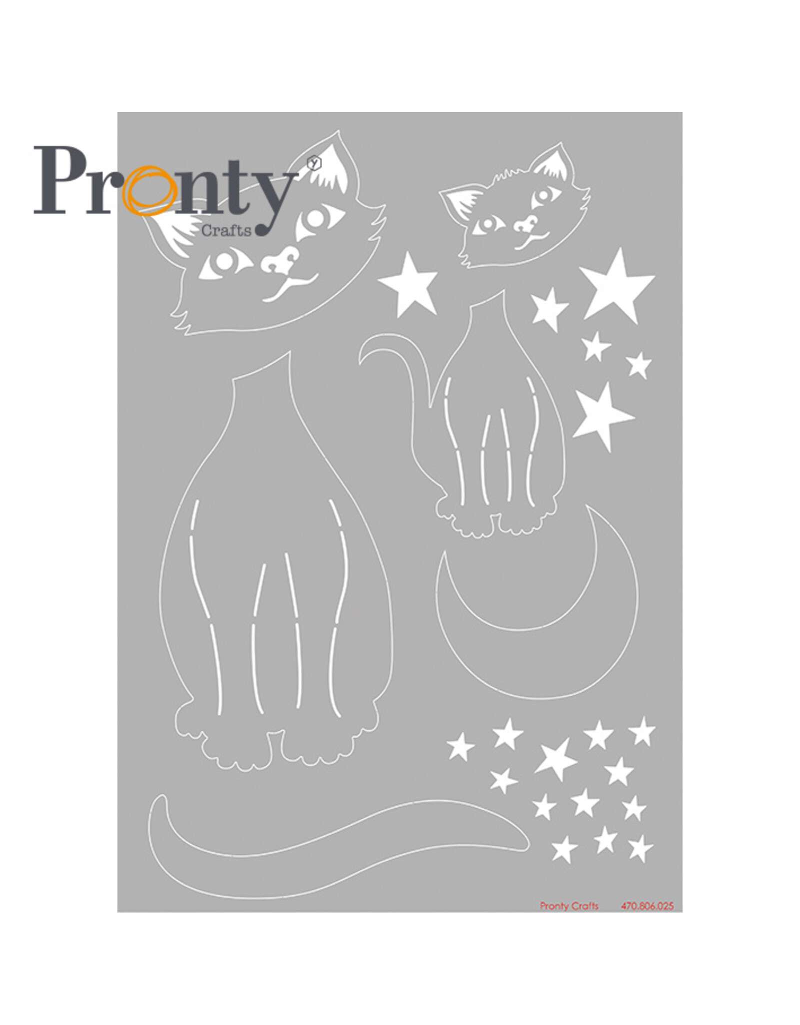 Pronty Crafts Stencil purrrfect mask A4