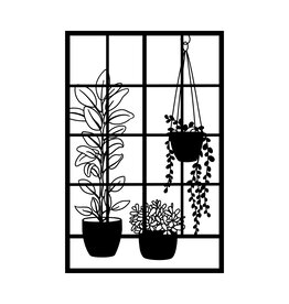 By WOOM |  FRAMED  |  Plant Window  |  A3